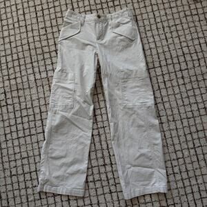 Banana Republic Wide-Leg Authentic-Chino Cargo Pant 0 Petite